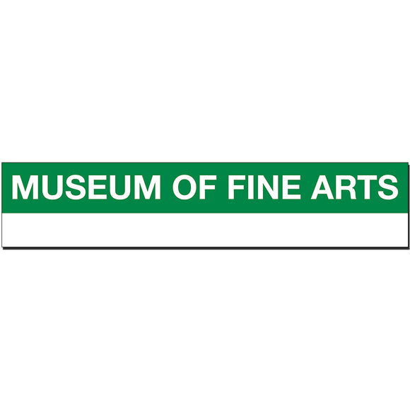 Museum of Fine Arts Sign
