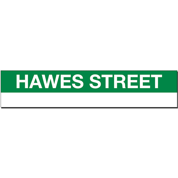 Hawes Street Sign