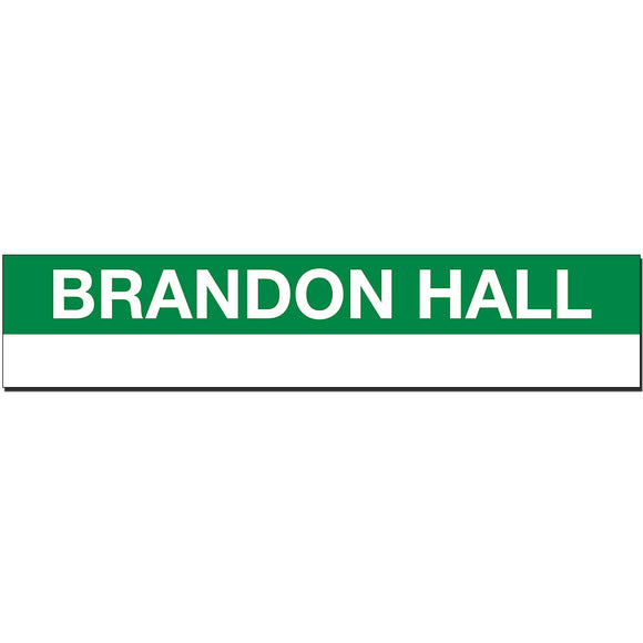 Brandon Hall Sign
