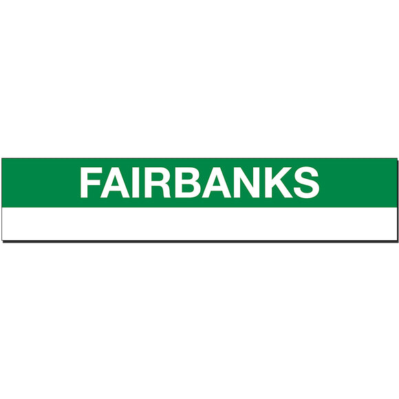 Fairbanks Sign