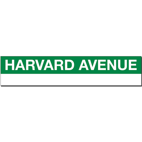 Harvard Avenue Sign