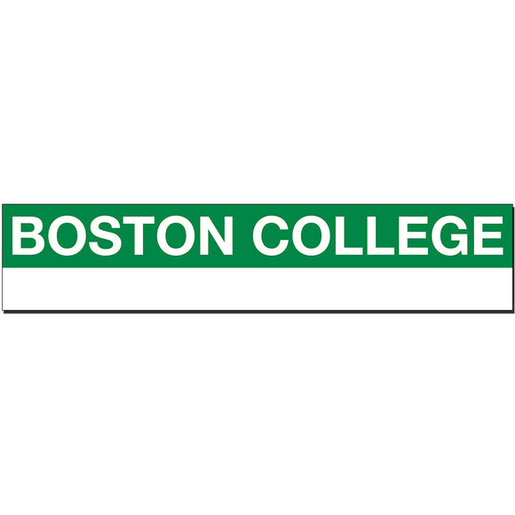 Boston College Sign
