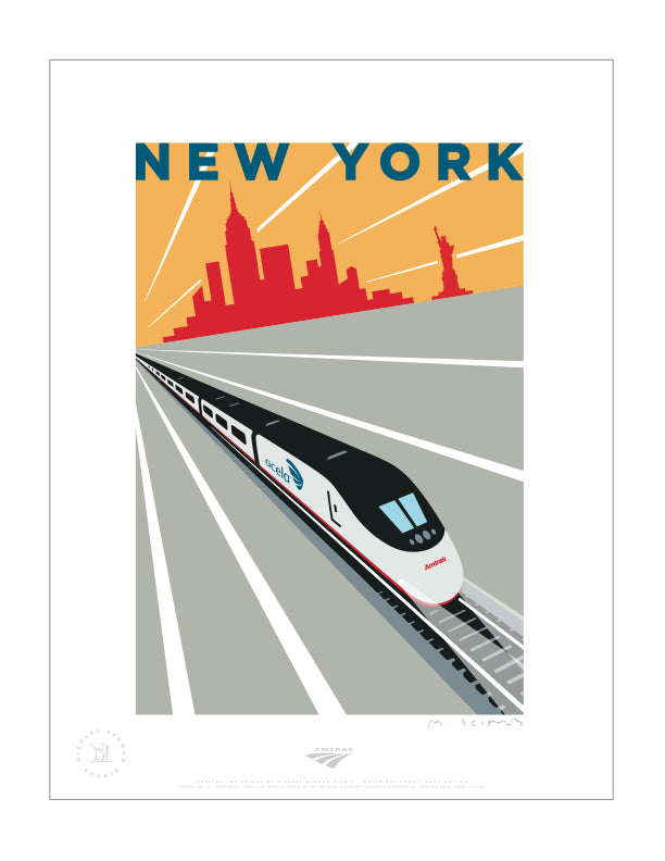 Acela (New York) Signed Print