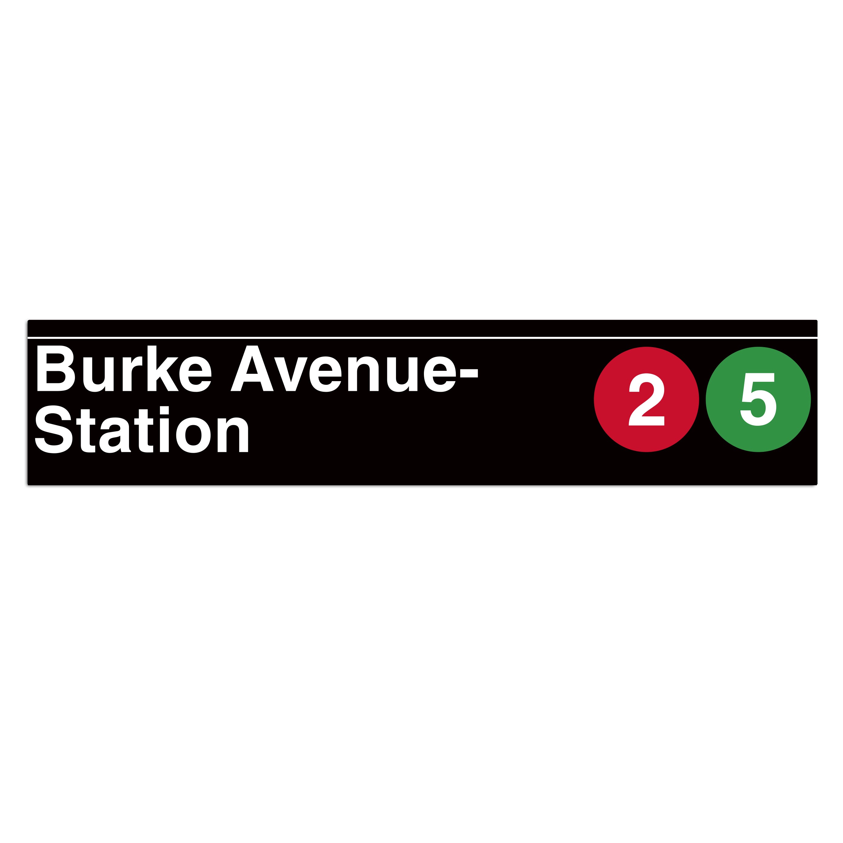 Burke Avenue (2 5) Sign