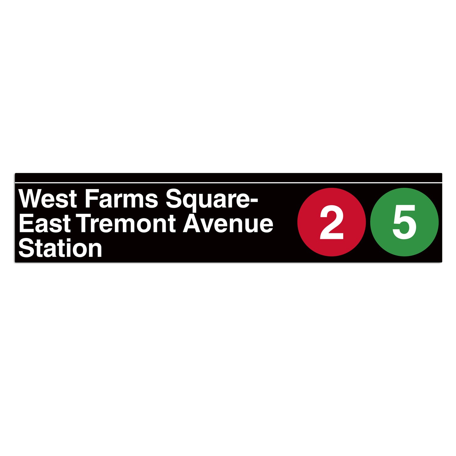 West Farms Square / East Tremont Avenue (2 5) Sign
