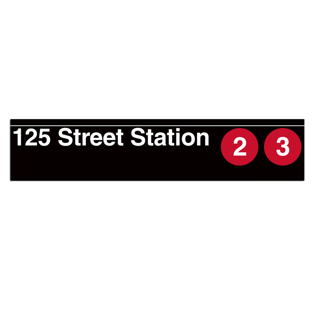 125 Street (2 3) Sign