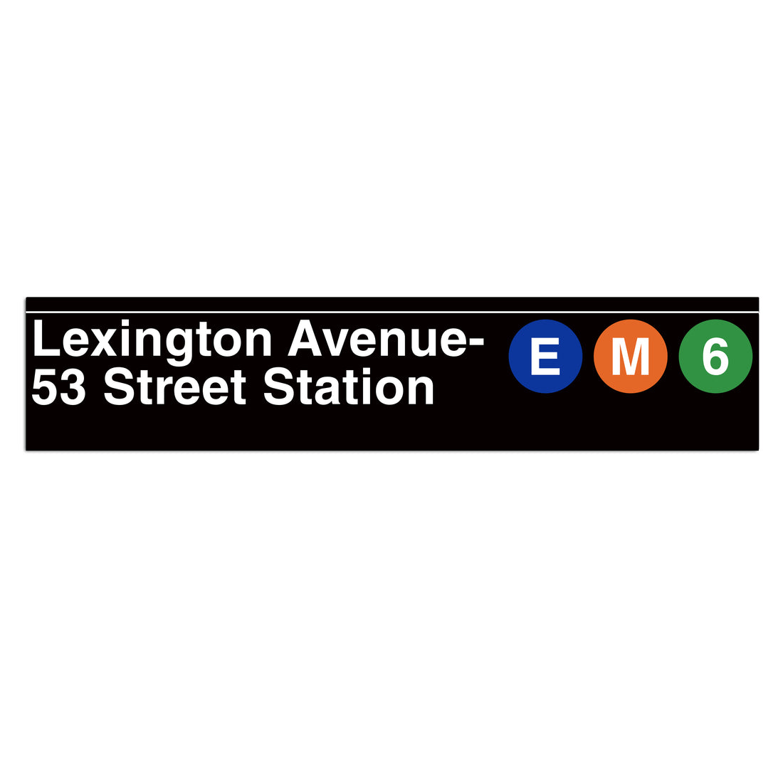 51 Street (E M 6) Sign