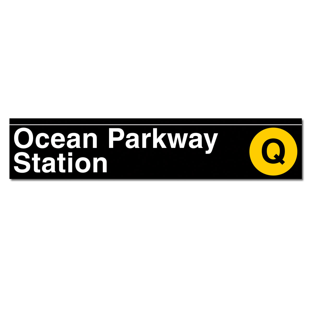 Ocean Parkway (Q) Sign