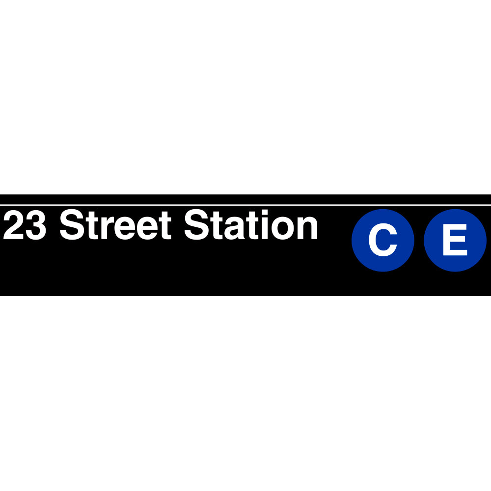 23 Street (C E) Sign