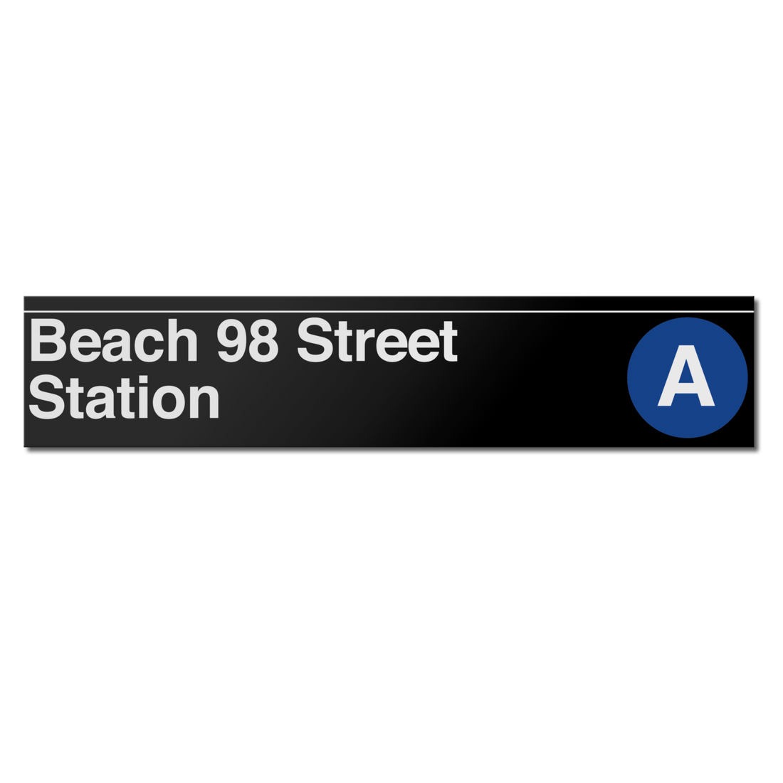 Beach 98 Street Sign