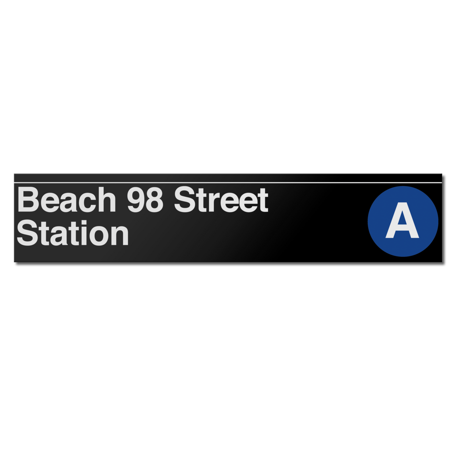 Beach 98 Street Sign