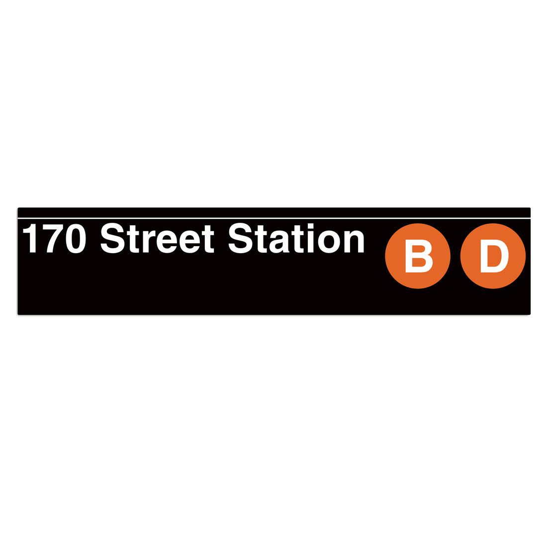 170 Street (B D) Sign