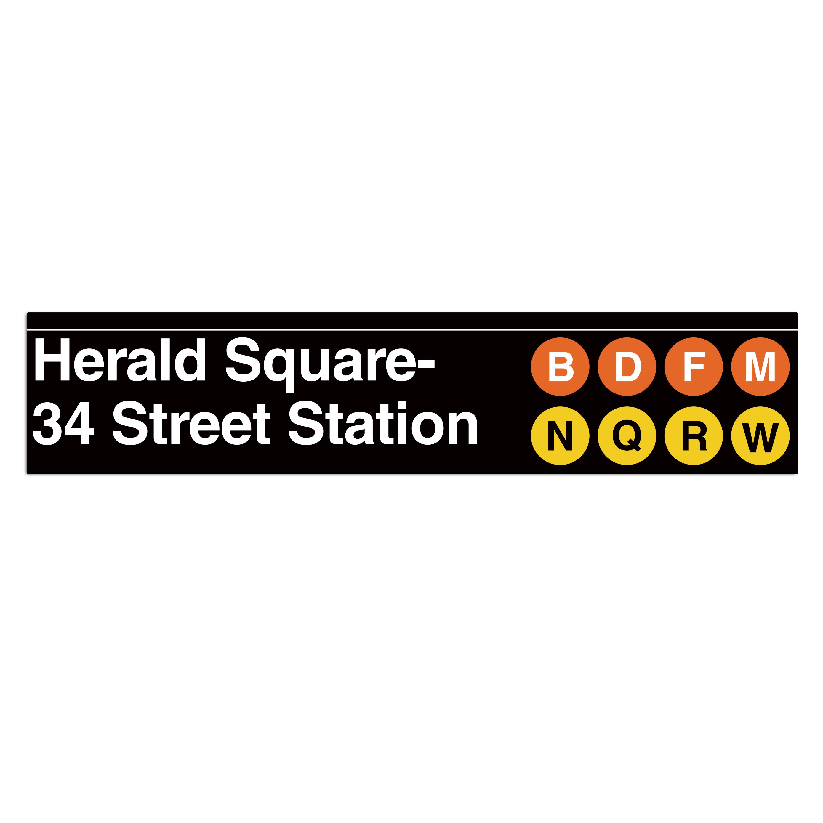 Herald Square / 34 Street Sign