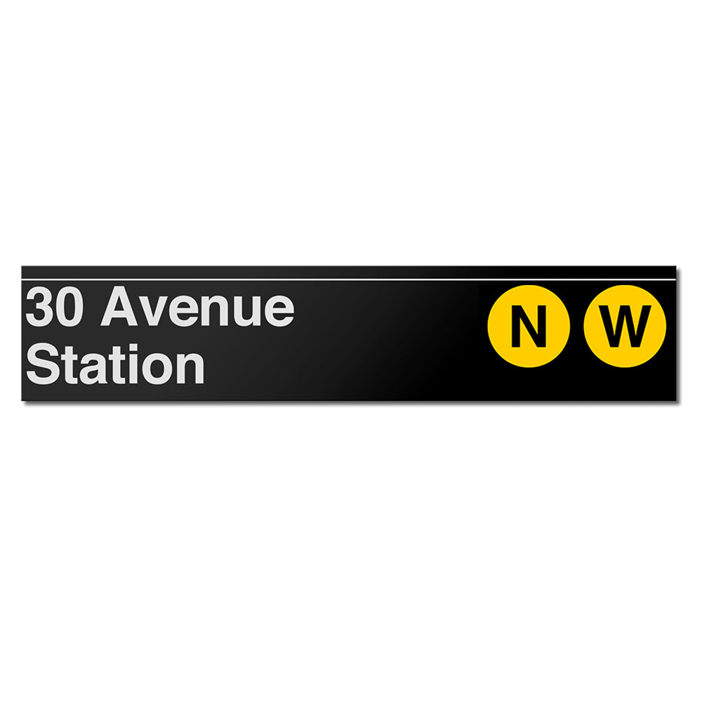 30 Avenue (N W) Sign