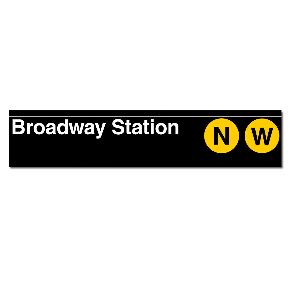 Broadway (N W) Sign