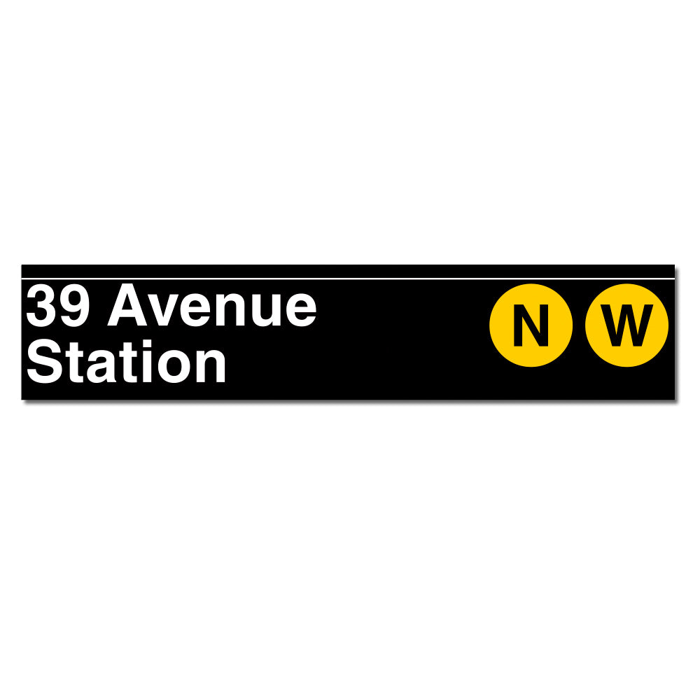 39 Avenue (N W) Sign