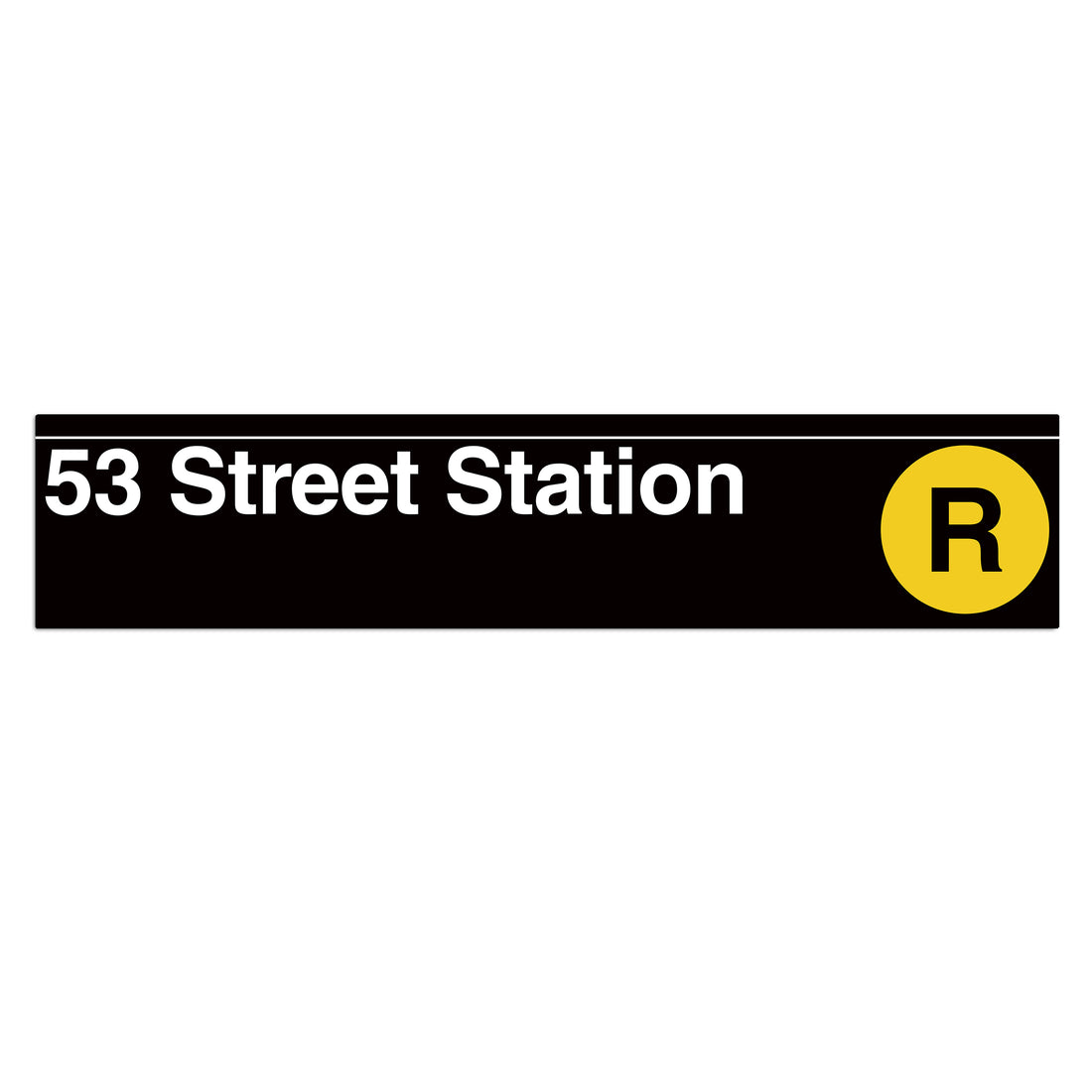 53 Street (R) Sign
