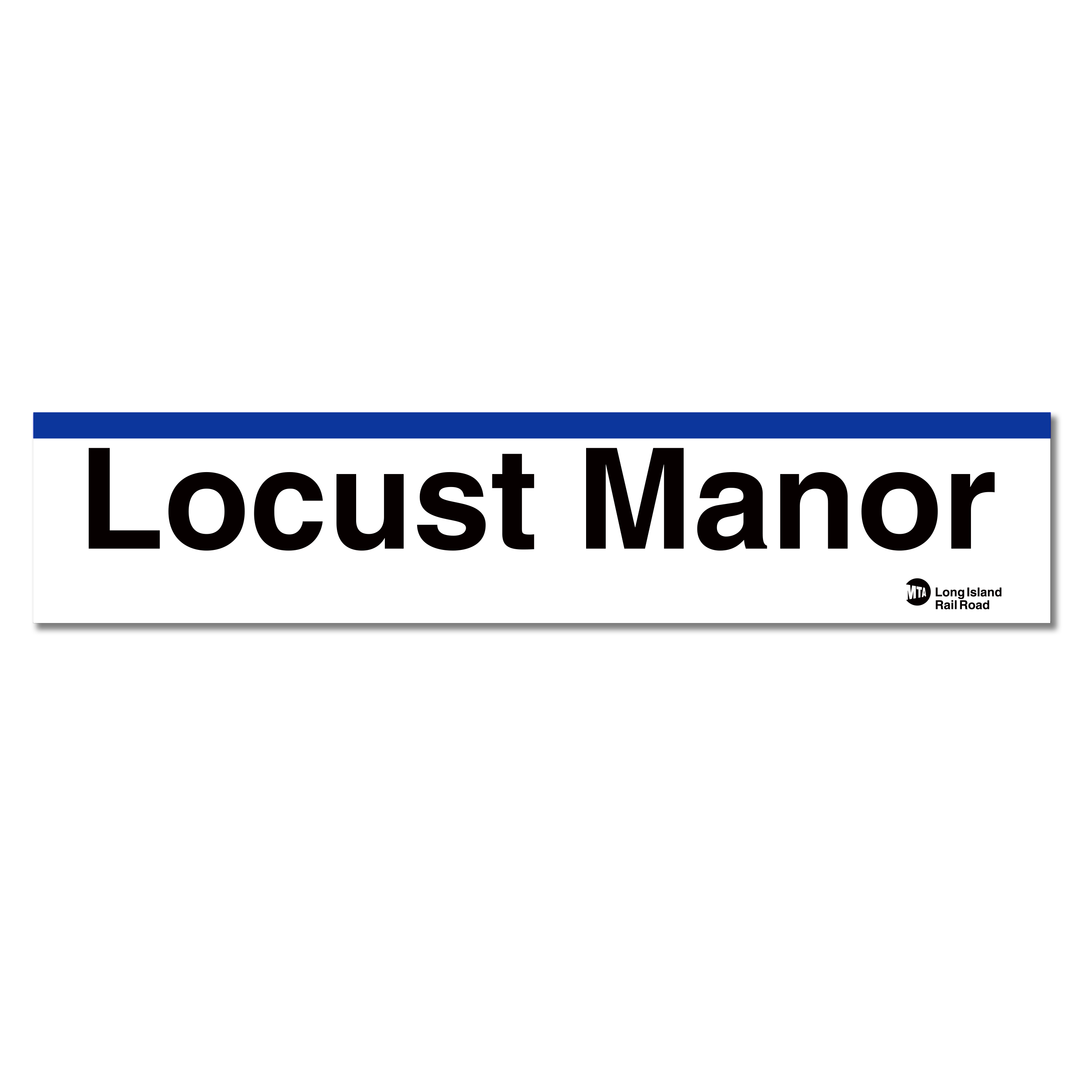 Locust Manor LIRR Sign