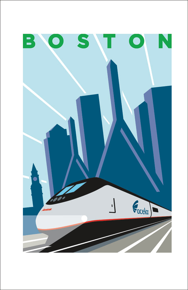 Acela (Boston) Poster