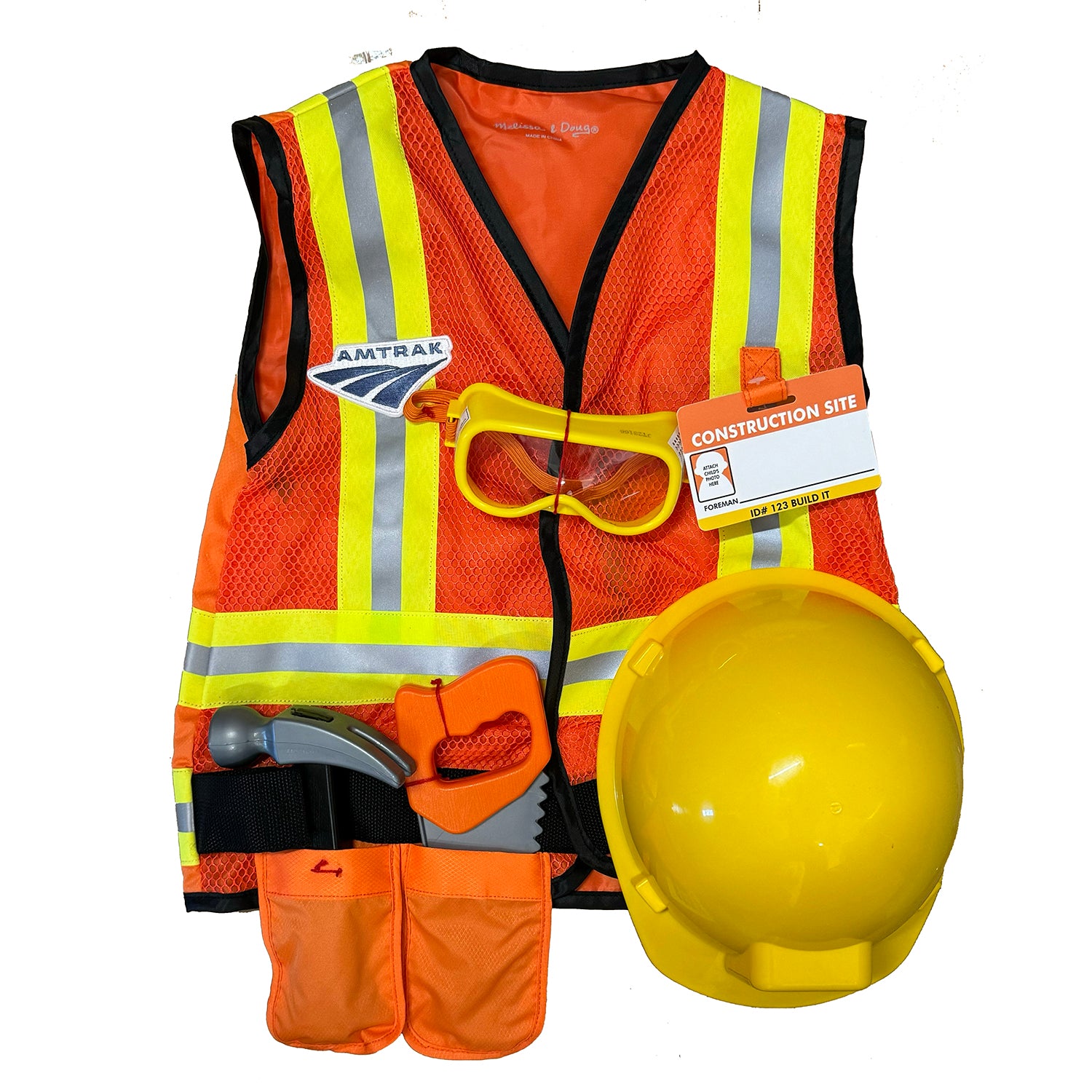 Amtrak Kids Trackworker Costume