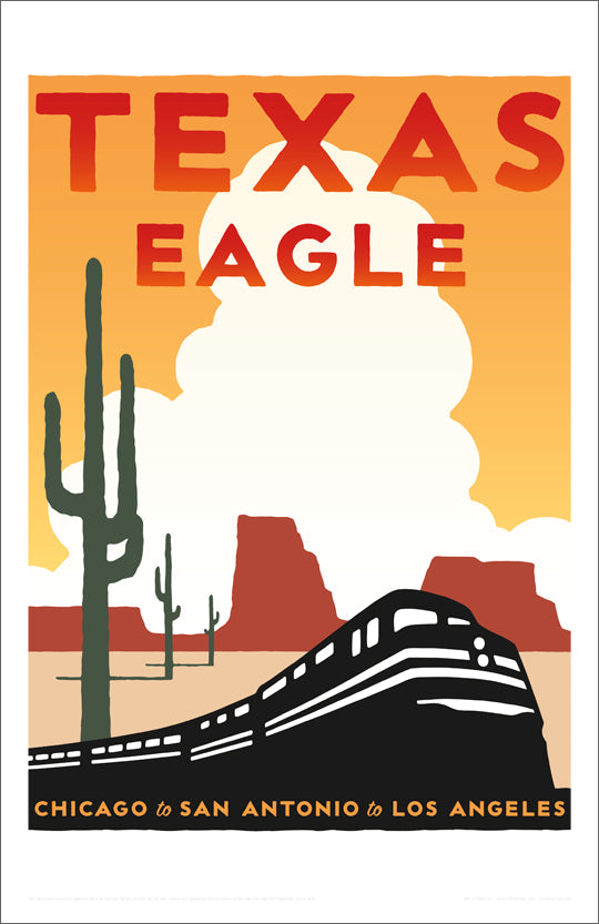 Amtrak Texas Eagle Poster