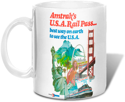 Amtrak USA Rail Pass Mug