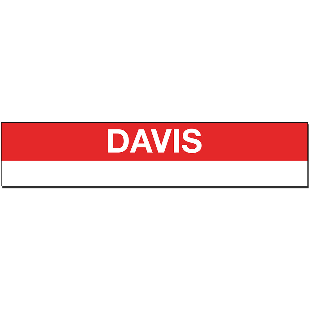 Davis (Blank Bottom) Sign