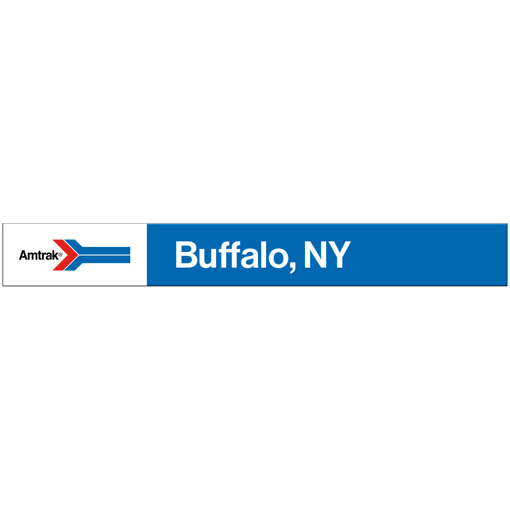 Amtrak Retro Buffalo, NY Station Sign