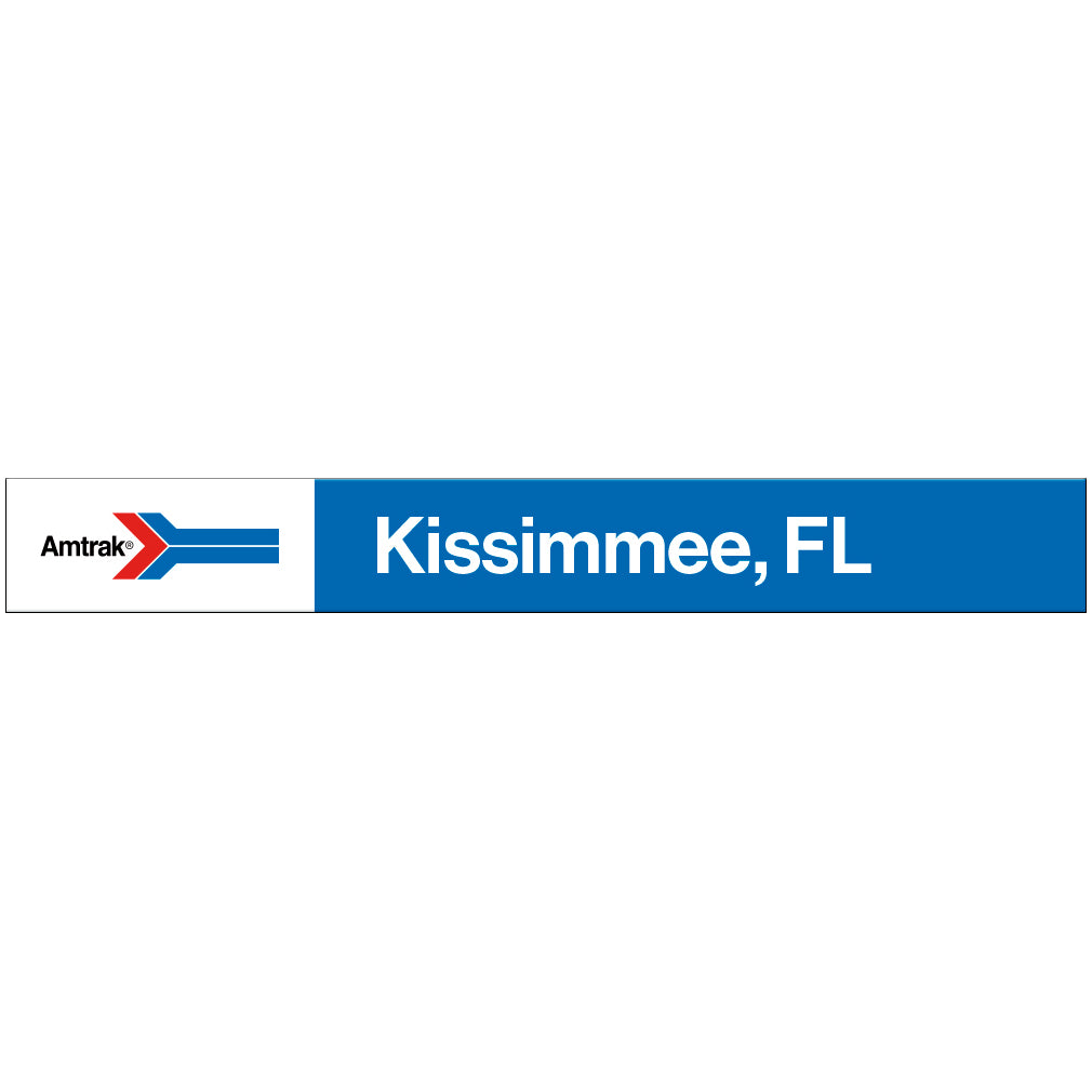 Amtrak Retro Kissimmee, FL Station Sign