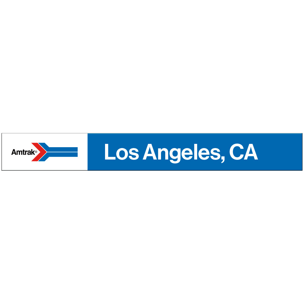 Amtrak Retro Los Angeles, CA Station Sign