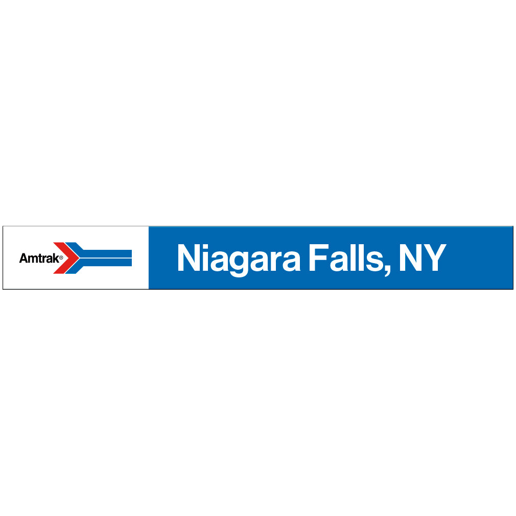 Amtrak Retro Niagara Falls, NY Station Sign