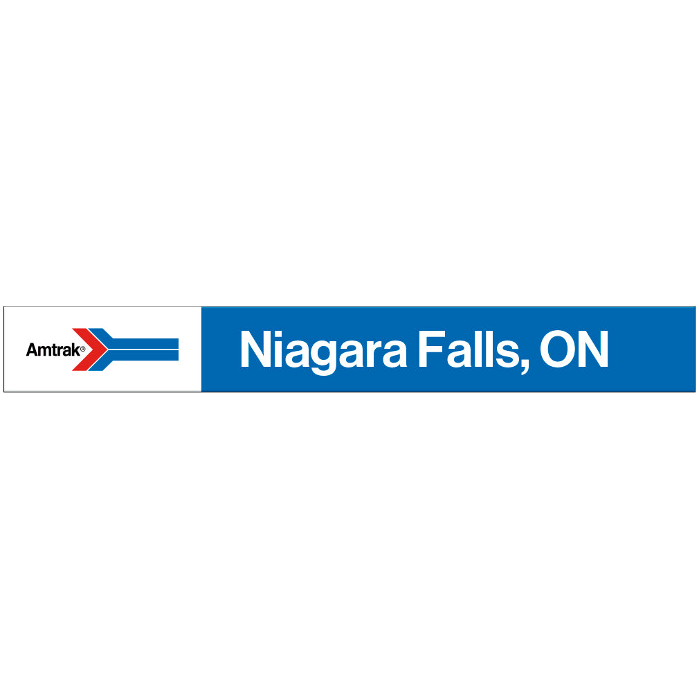 Amtrak Retro Niagara Falls, ON Station Sign