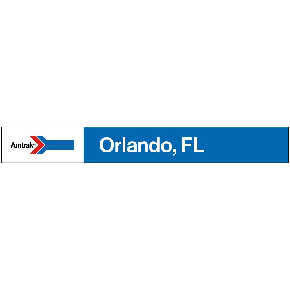 Amtrak Retro Orlando, FL Station Sign