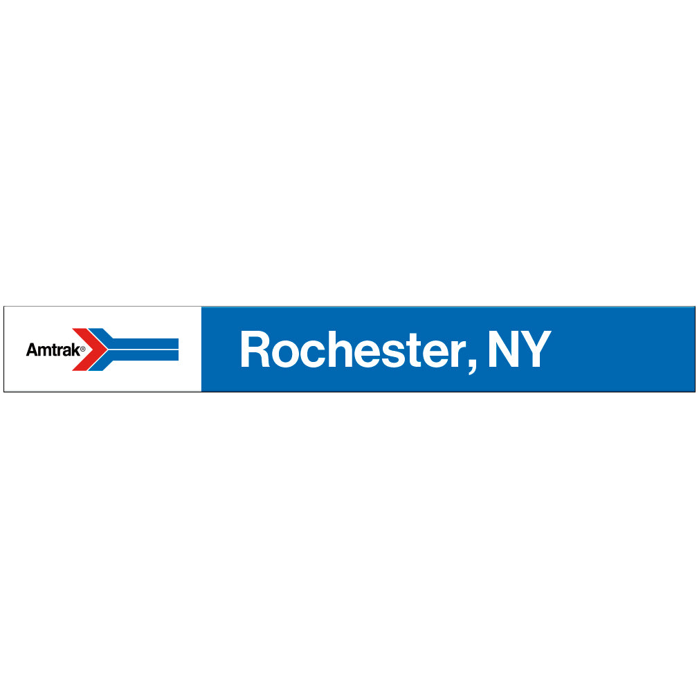 Amtrak Retro Rochester, NY Station Sign