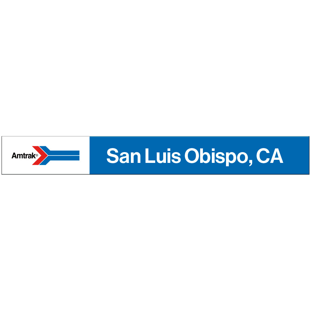 Amtrak Retro San Luis Obispo, CA Station Sign
