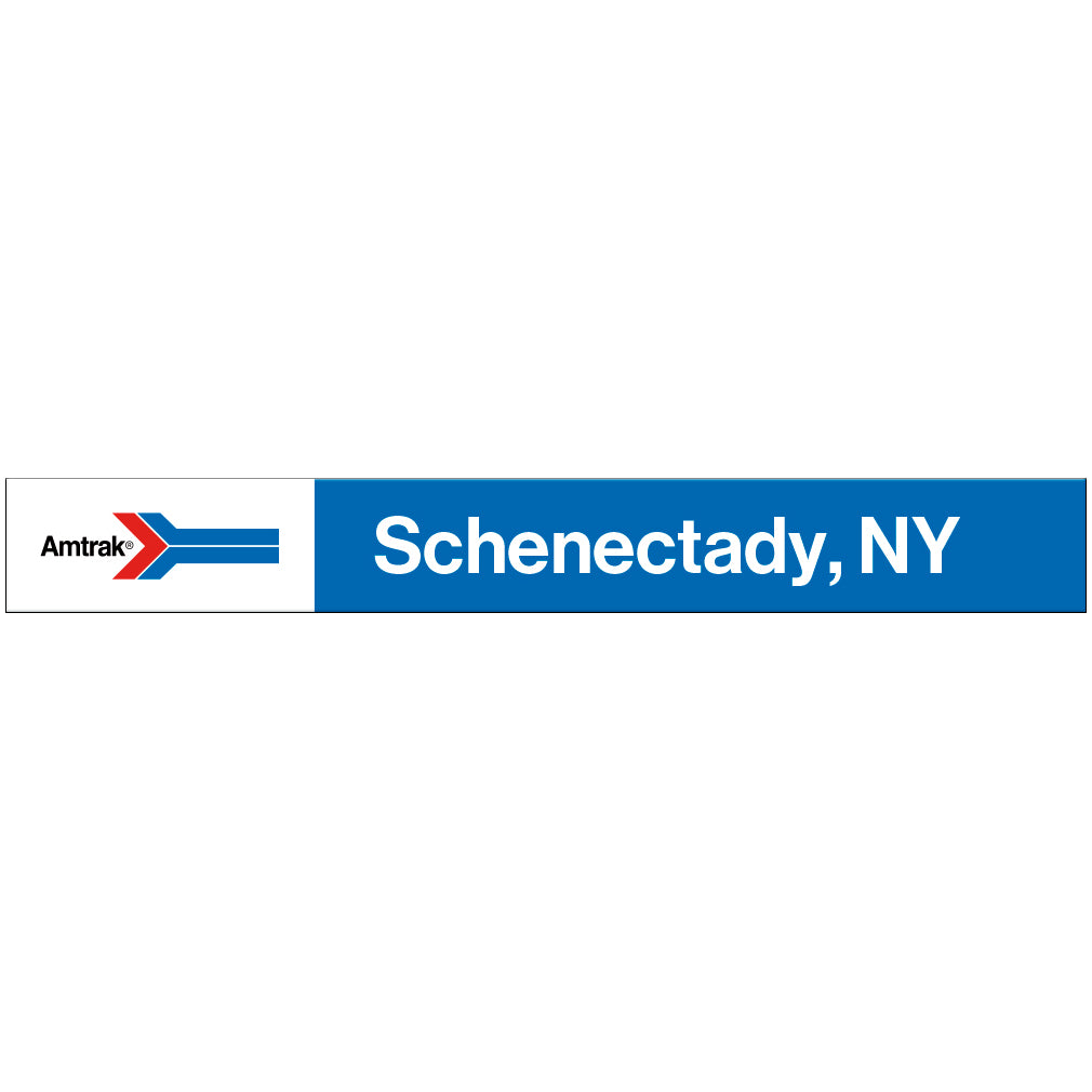 Amtrak Retro Schenectady, NY Station Sign