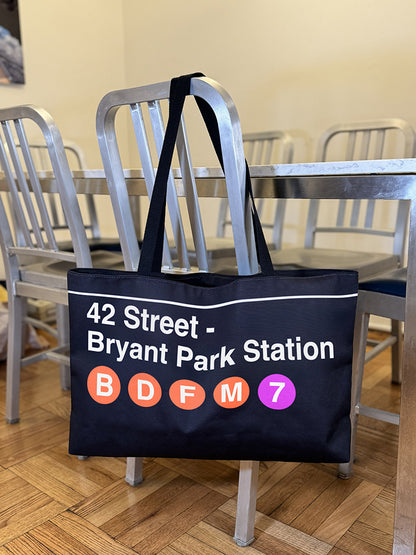 42 St / Bryant Park Weekender Tote