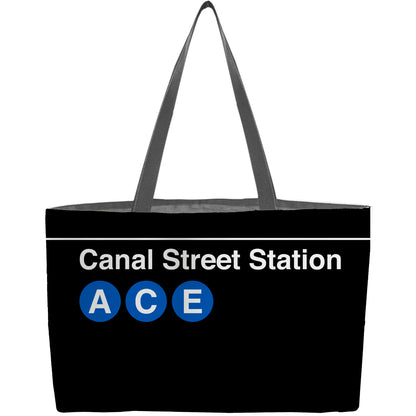 Canal Street (A C E) Weekender Tote