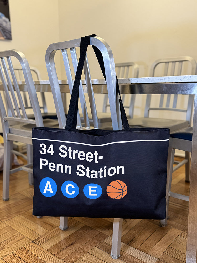 34 Street-Penn Station (A C E Basketball) Weekender Tote