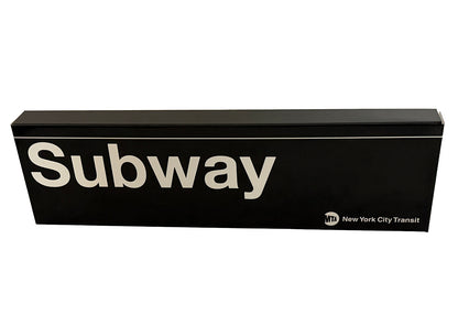 Subway (Station Side Sign) Sign