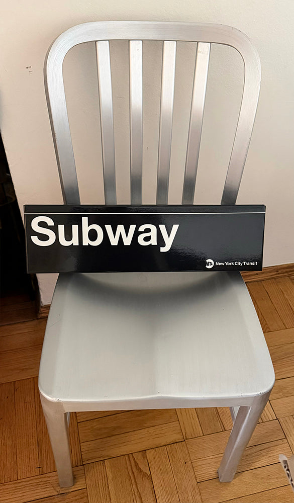 Subway (Station Side Sign) Sign