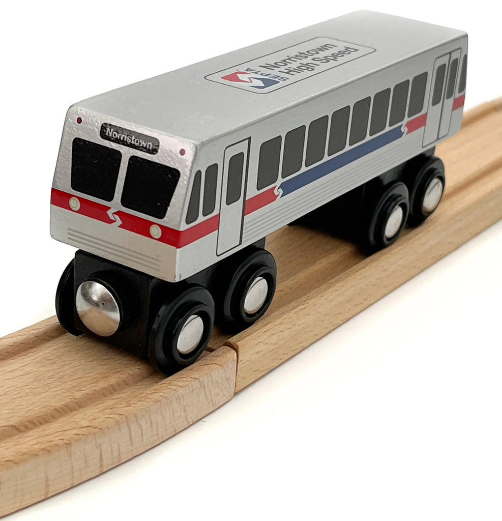 SEPTA Norristown High Speed Line Wooden Train – Transit Gifts