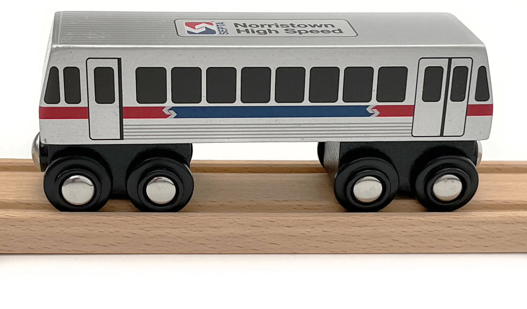 SEPTA Norristown High Speed Line Wooden Train – Transit Gifts