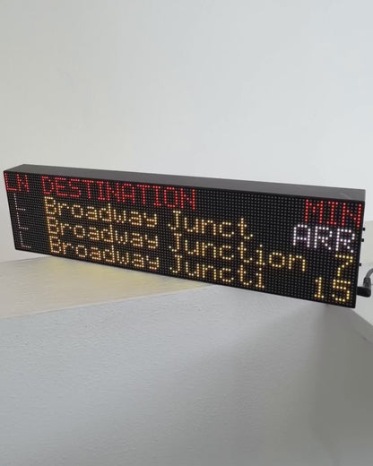 MTA Subway &amp; Rail Arrival Sign