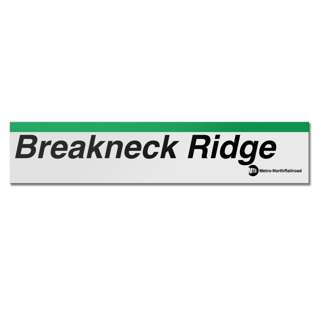 Breakneck Ridge Sign