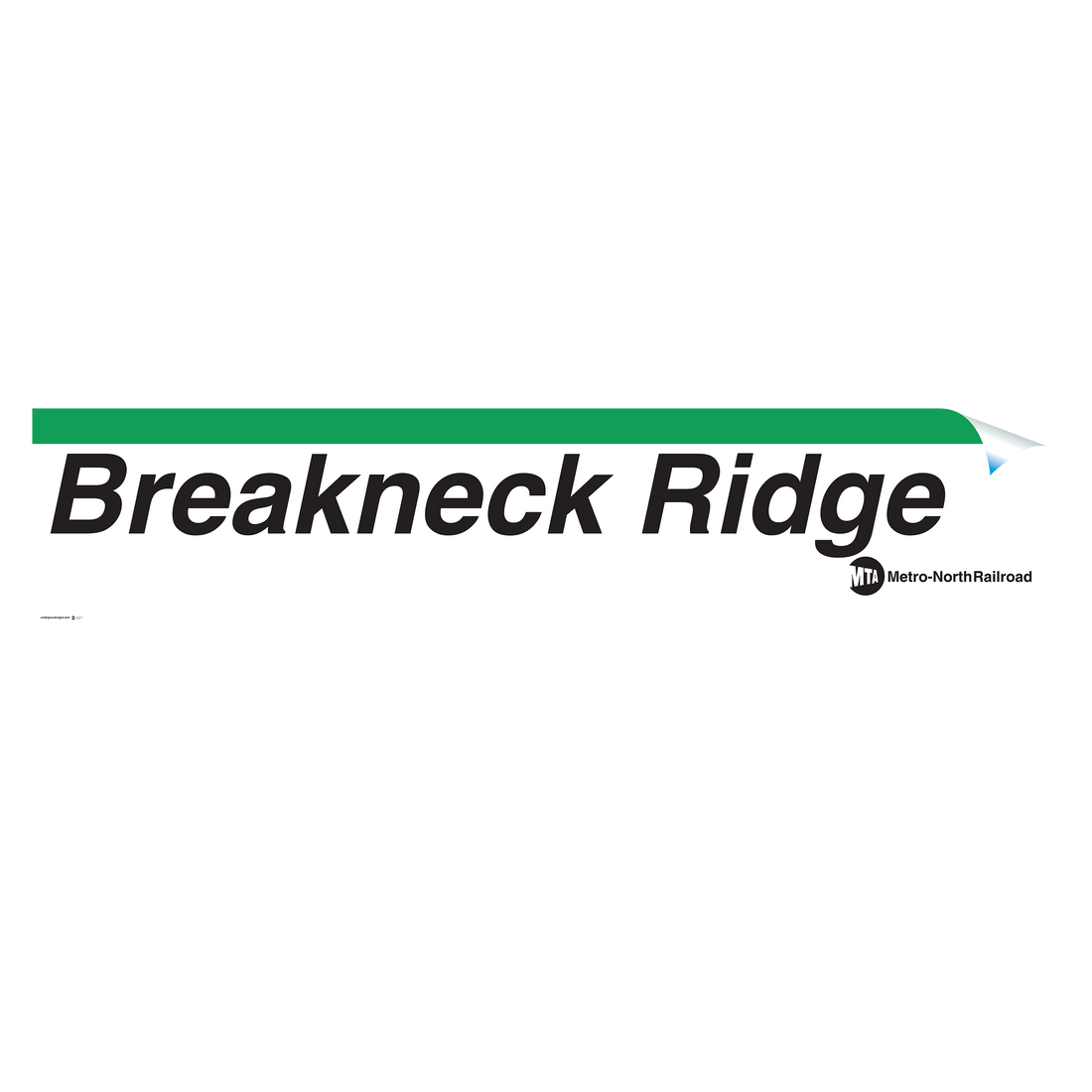 Breakneck Ridge Sign