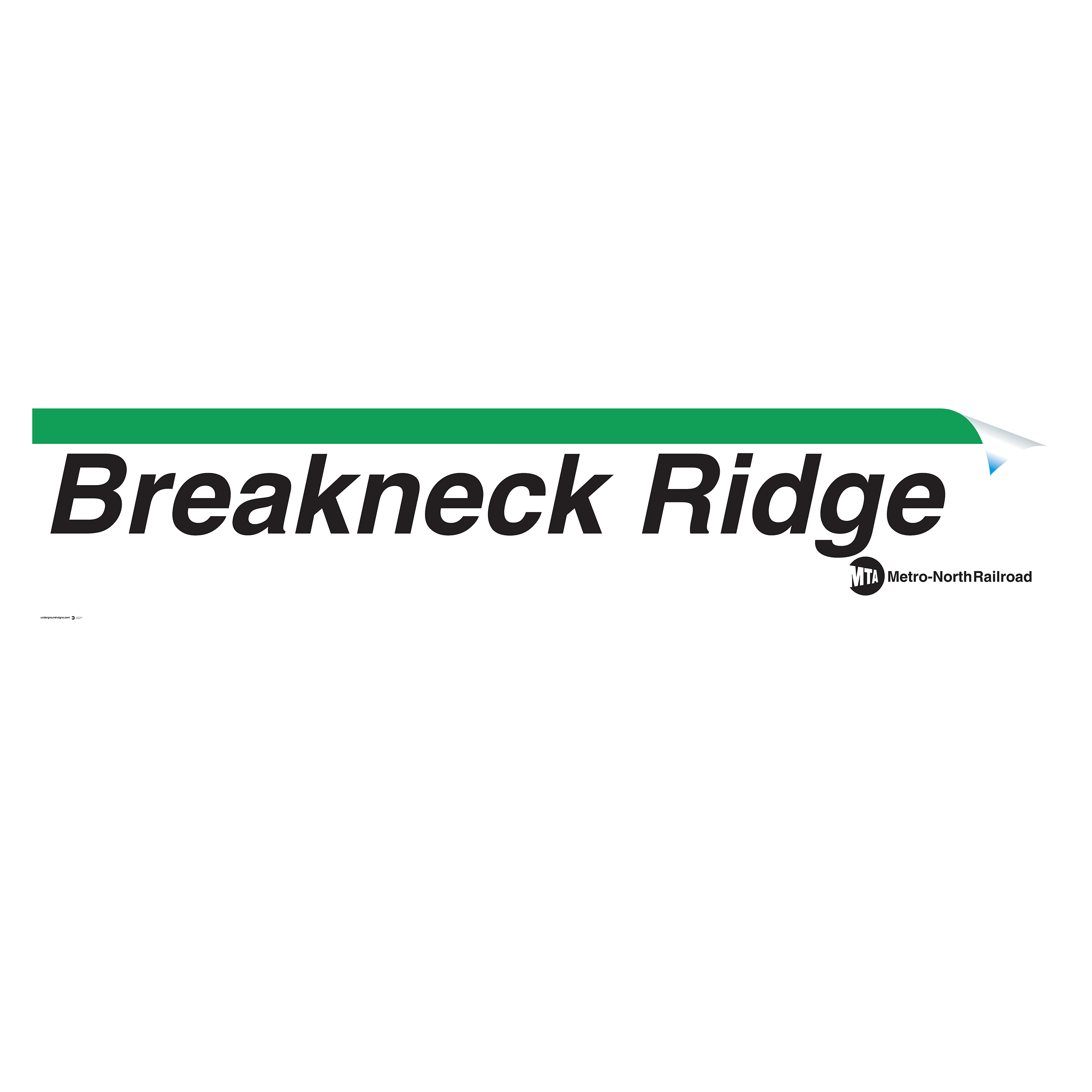 Breakneck Ridge Sign