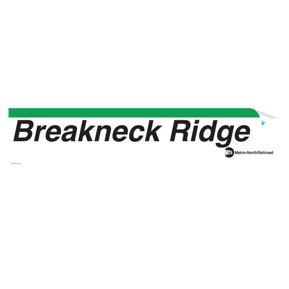 Breakneck Ridge Sign