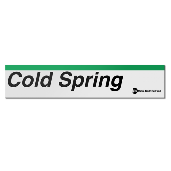Cold Spring Sign