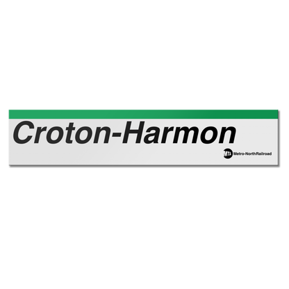 Croton-Harmon Sign